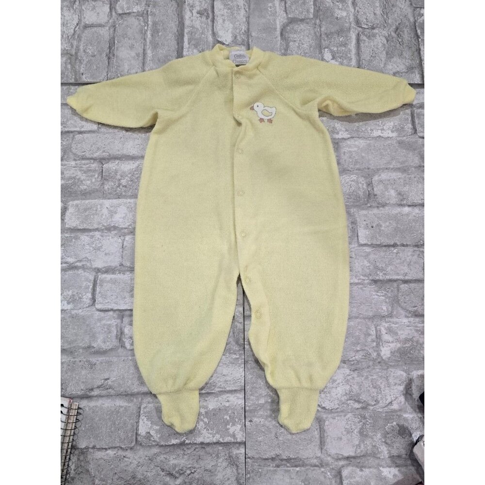 Vtg Carter’s Classics Unisex 6-9 Months Duck One Piece Terry Cloth Outfit